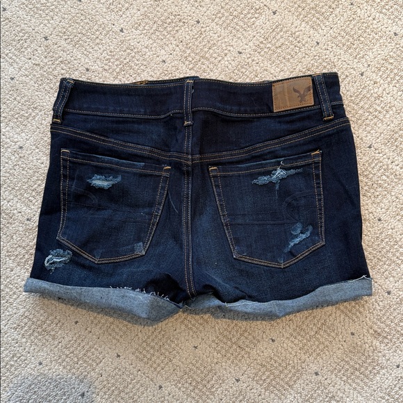 Distressed Denim Mini Short - Picture 2 of 3